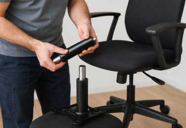 بازسازی و تعویض جک صندلی اداری در محل