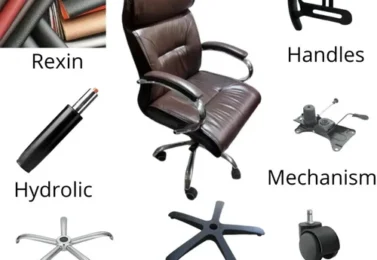 اجزای تشکیل دهنده صندلی و تعمیر آن